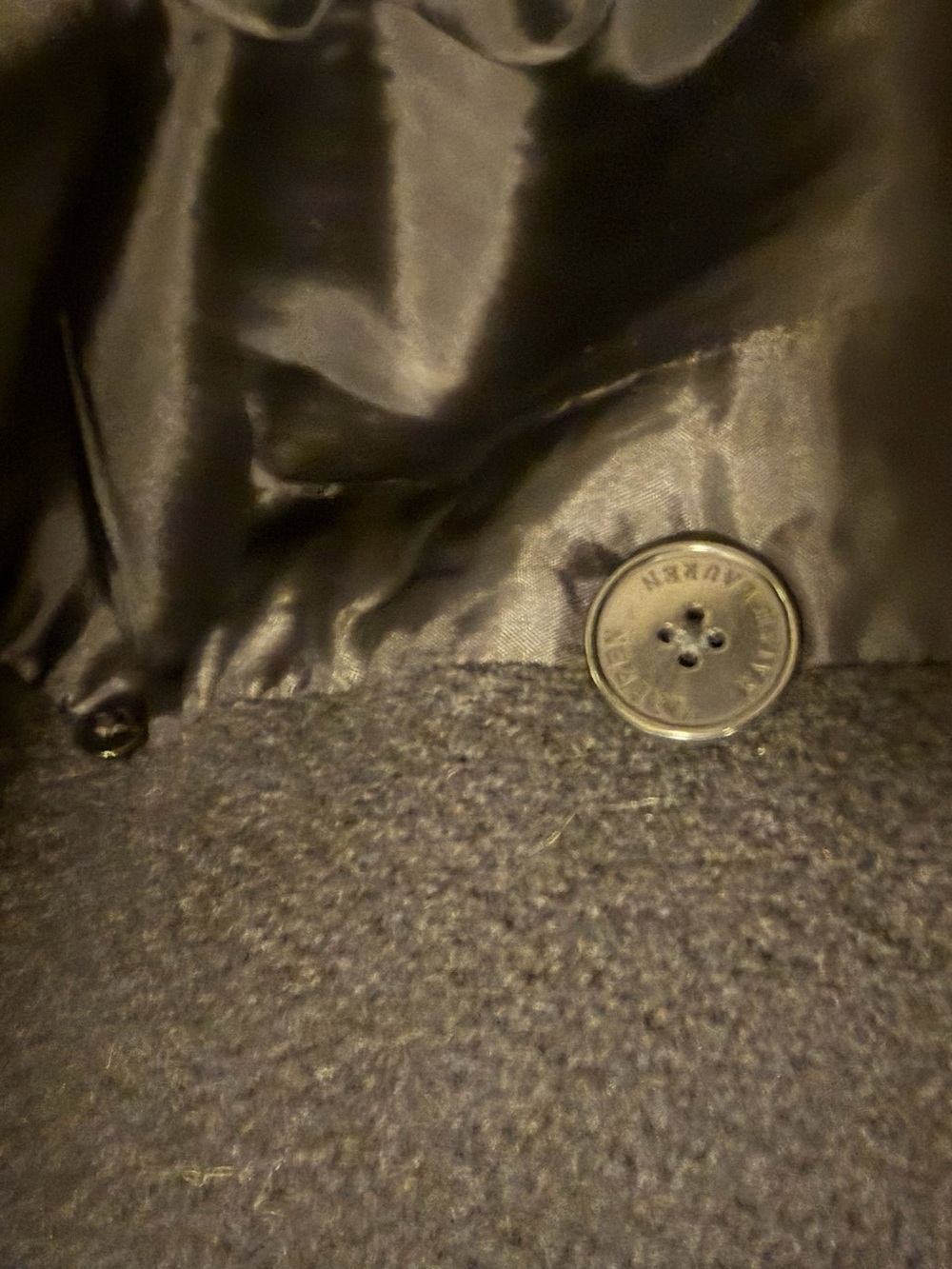 Classic Black Double-Breasted Women's Ralph Lauren Blazer - Picture 9 of 9
